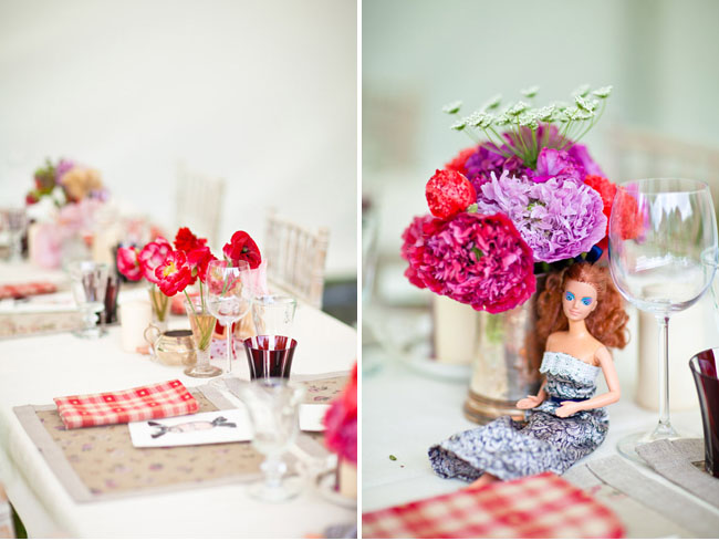 pink tablescape