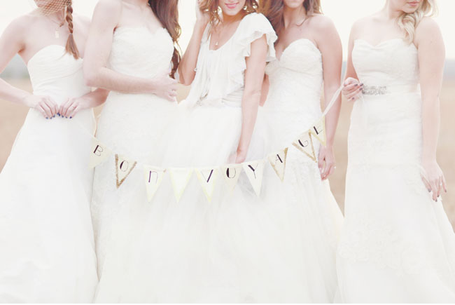 girls in wedding dresses