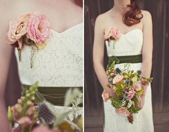 bridal flower brooch