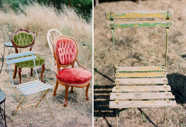 vintage wedding chairs