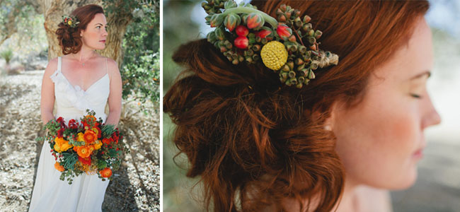 floral hairpiece