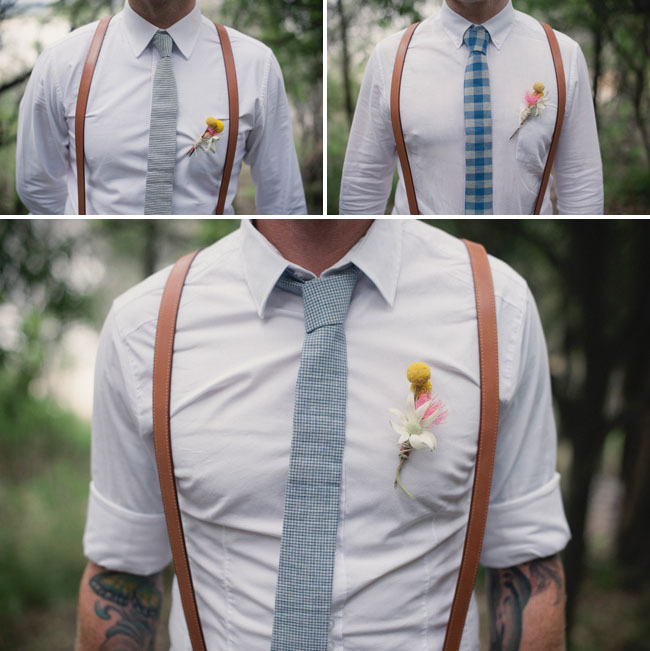 groomsmen in suspenders
