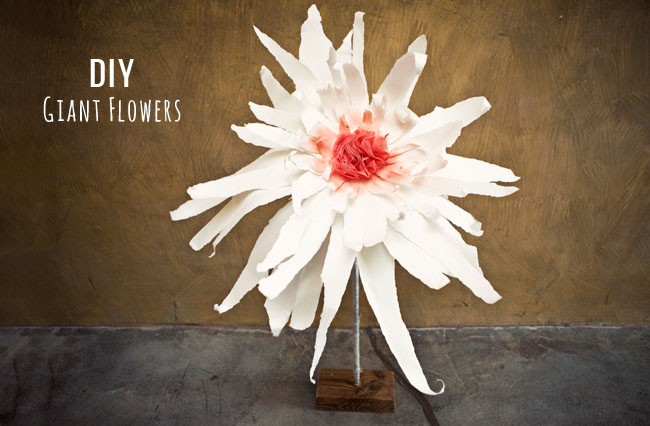 DIY Giant flower wedding