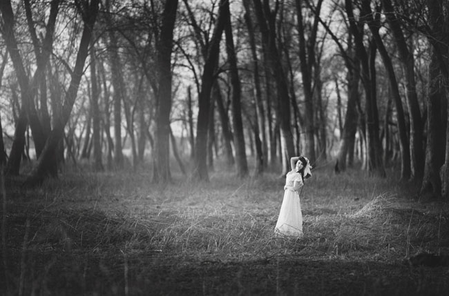 bridal session woods
