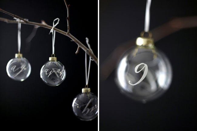calligraphy-decals-DIY glass ornaments 