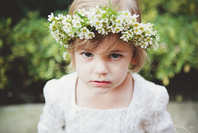 flowergirl with flower crown