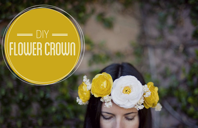 DIY flower crown