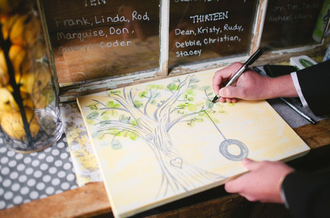 thumbprint tree guest book