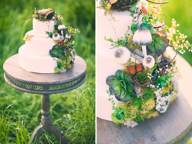 mushroom wedding cake cascade