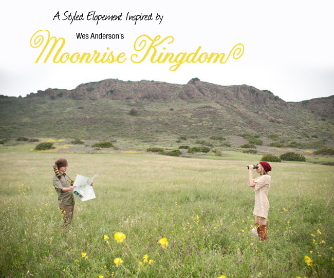 moonrise kingdom styled elopement