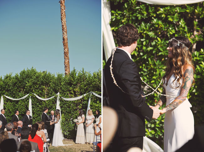 palm springs wedding ceremony