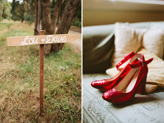 red glitter bridal shoes