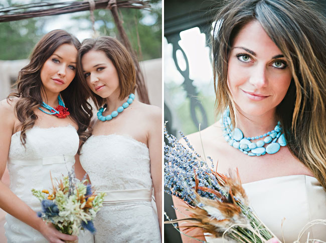 aqua blue bridal necklaces