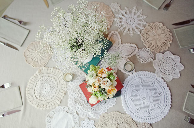 doily table runners