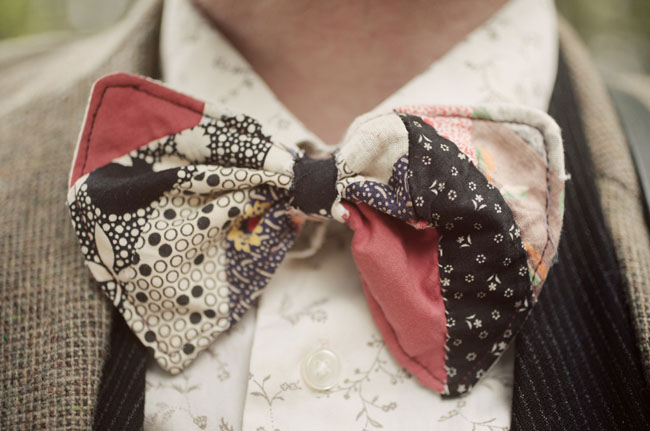fabric bow tie