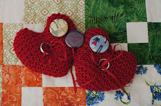 crochet hearts