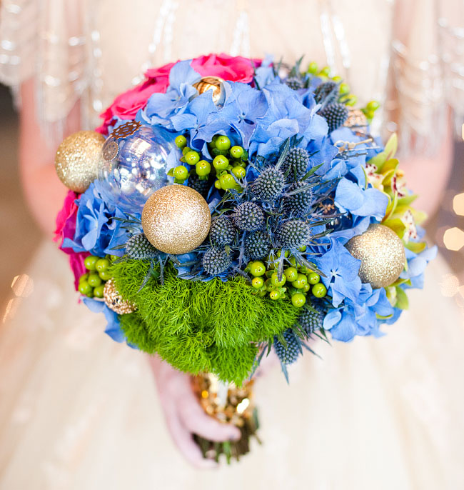 blue bouquet