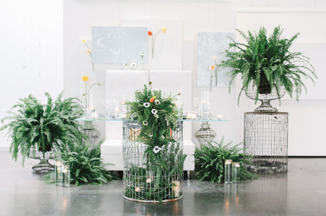 fern tablescapes