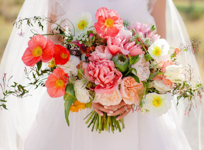 pink whimsical bouquet