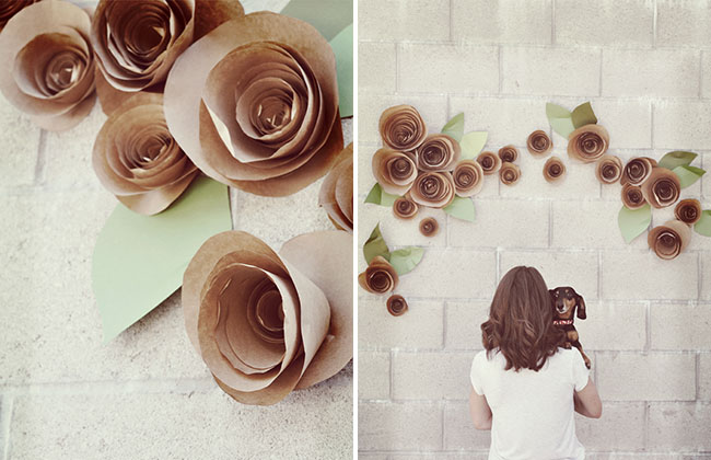 DIY Paper Flower Backdrop