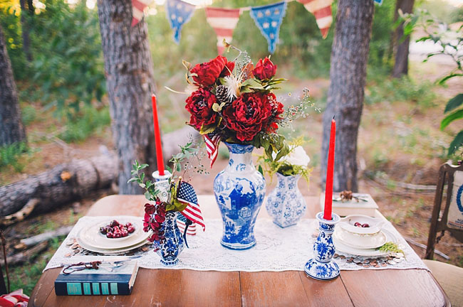 4th of july table decor