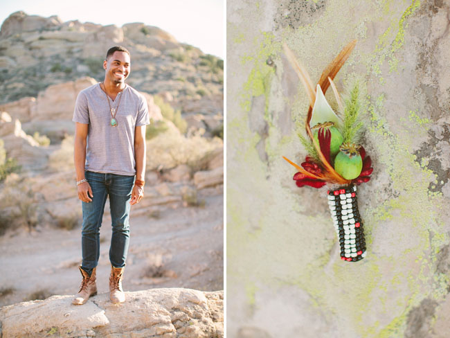 into the wild boutonniere