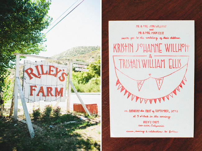 farm wedding invitation