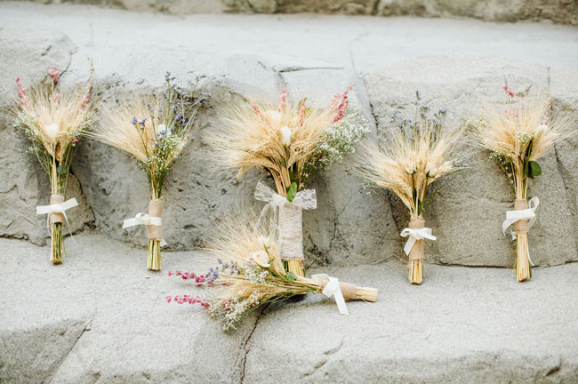 wheat bouquets