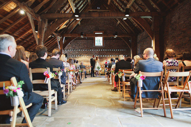 UK barn wedding