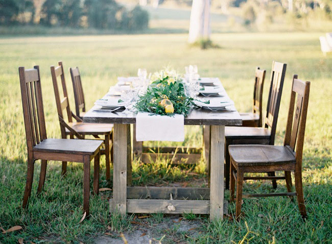 farm table reception