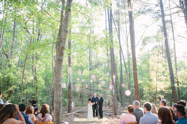 wooded ceremony