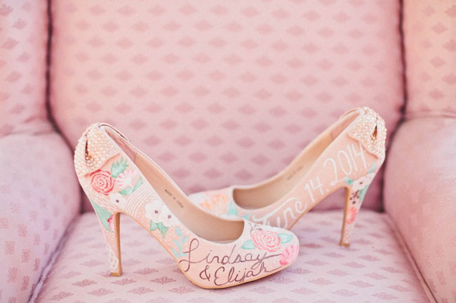 painted heels