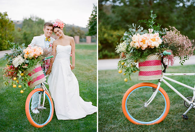 bike filled with flowers