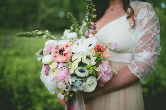 pink whimsical bouquet