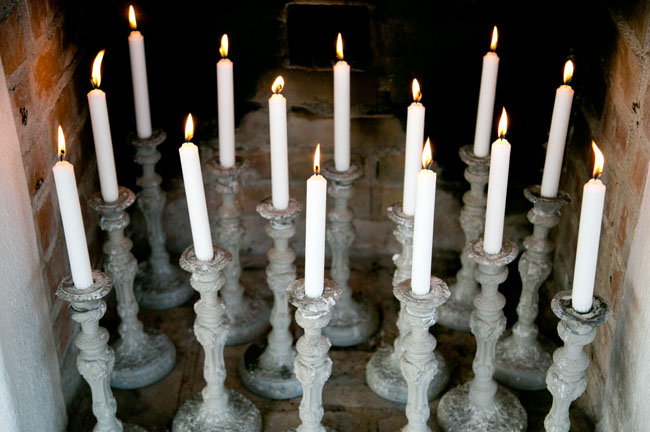 vintage candlesticks