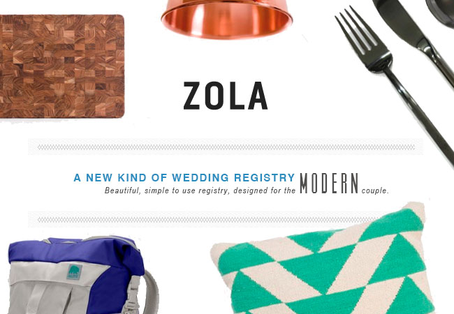 zola wedding registry
