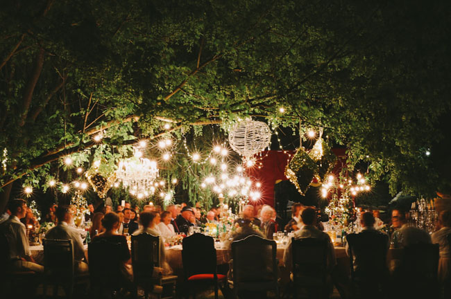 reception in the trees