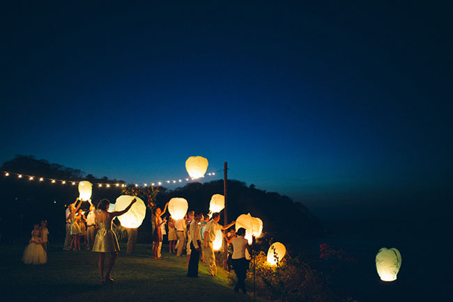 wishing lanterns