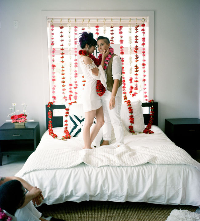 bed in love ceremony