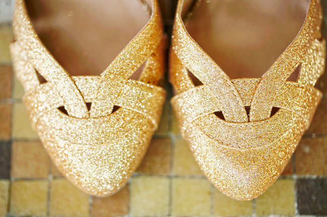 gold glitter shoes