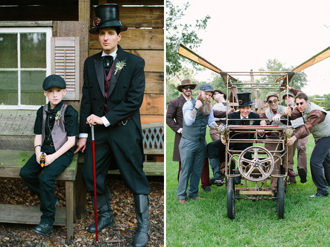 steampunk groomsmen