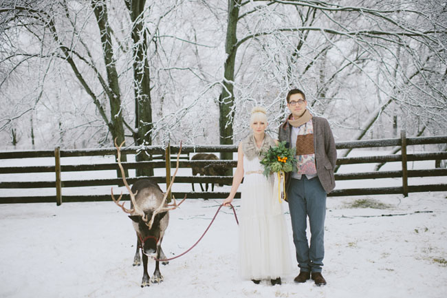 intimate winter wedding