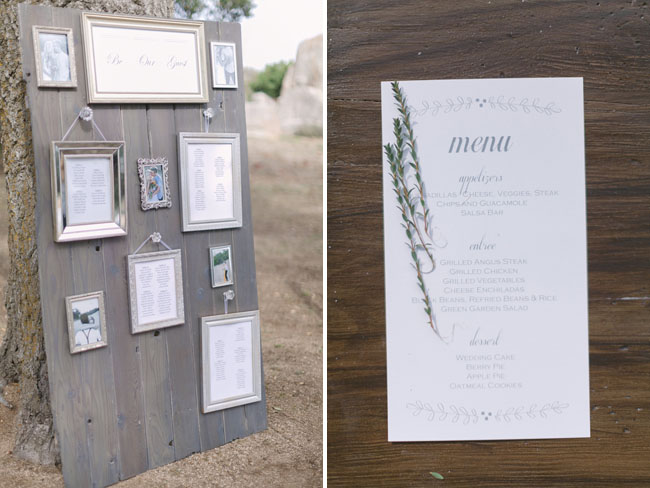 picture frame seating chart