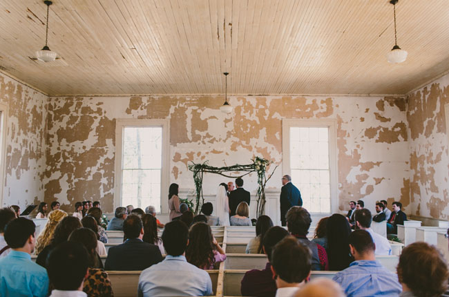 abandoned church wedding