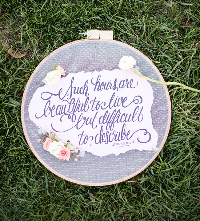 embroidered hoop
