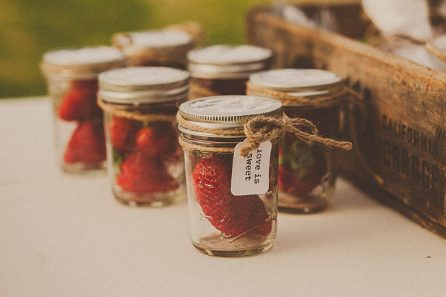 strawberry favors