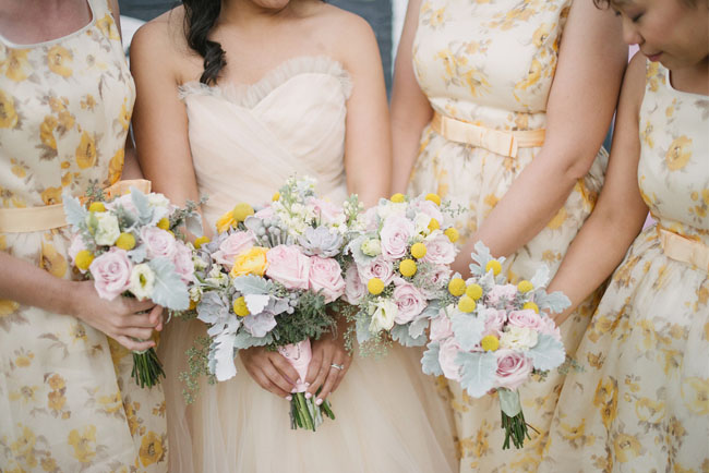 pastel bouquets