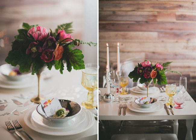 art inspired tablescape