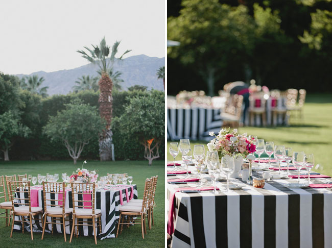 striped tablecloths