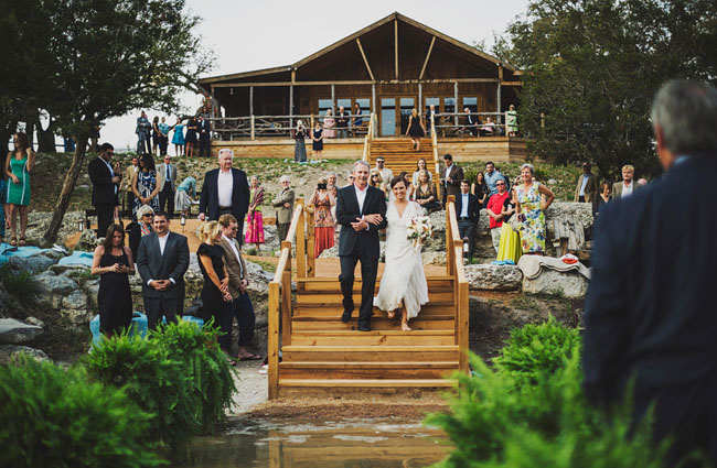 wedding in a river